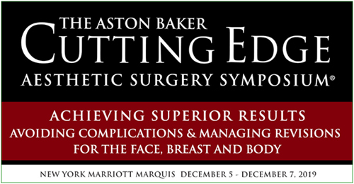 Plastic Surgeons Participate in Aston Baker Cutting Edge Aesthetics Surgery Symposium, 2019