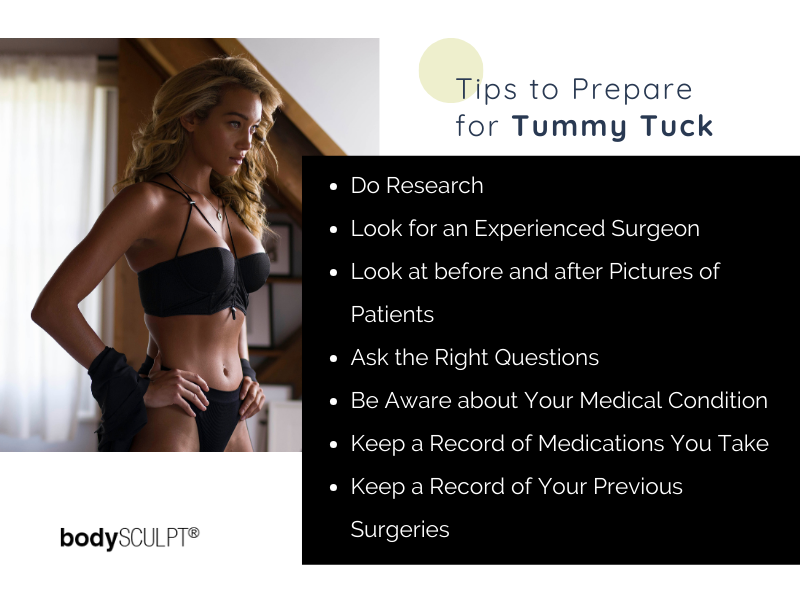tummy tuck preparation tips