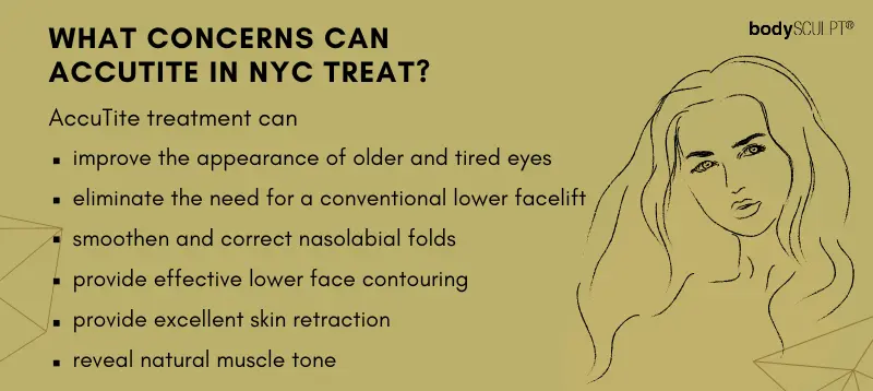 What Aesthetic Concerns Can Accutite in NYC Treat