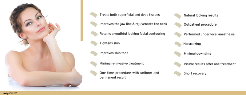 Benefits of Embrace-RF - a Unique One-time Facial Rejuvenation Solution