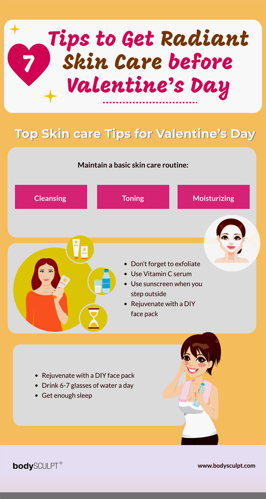 7 Tips to Get Radiant Skin Care before Valentine’s Day