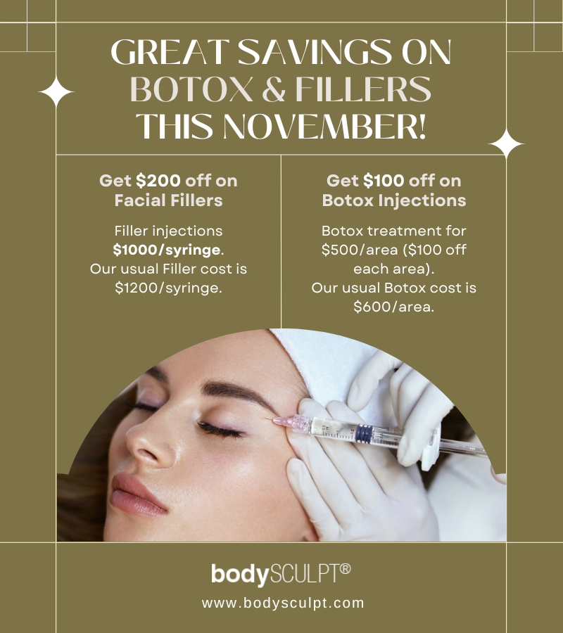 Incredible November Injectable Specials
