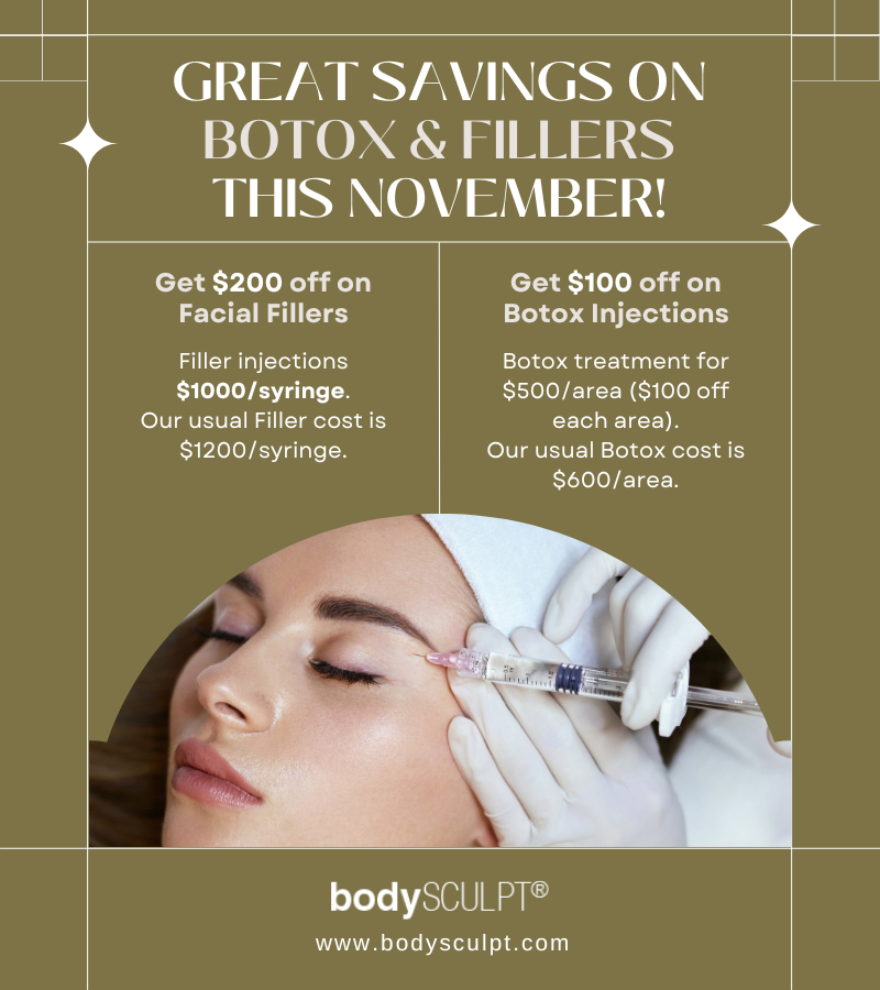 November Injectable Specials at bodySCULPT