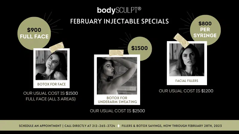 February Injectable Specials at bodySCULPT