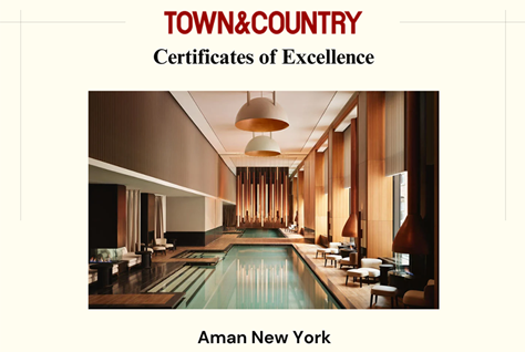 Aman New York Featured in Town & Country's Holiday Gift Guide Aman New York