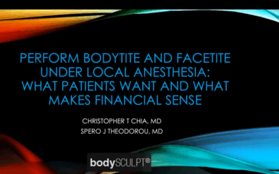Using FaceTite & BodyTite under Local Anesthesia with Dr. Theodorou and Dr. Chia