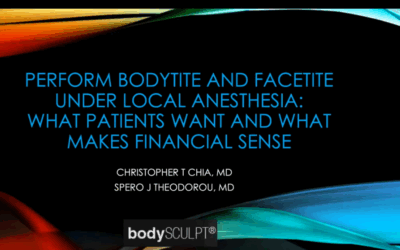 eLearning: Drs Spero and Chia Explain How to Use FaceTite and BodyTite under Local Anesthesia