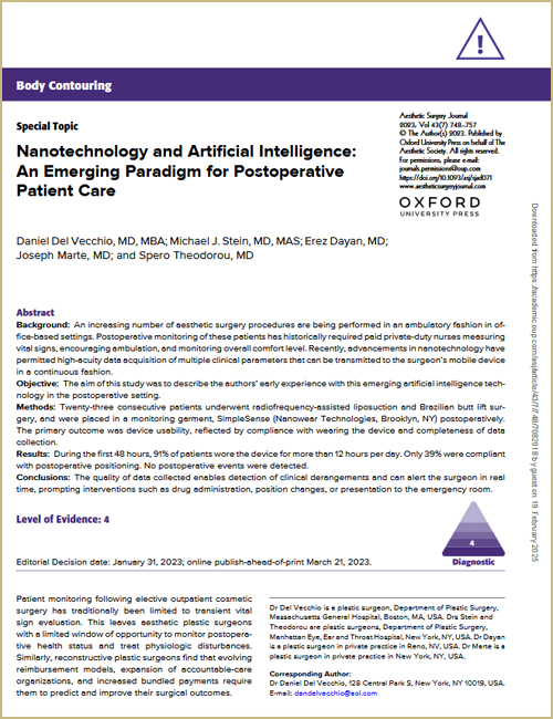 Nanotechnology and Artificial Intelligence: An Emerging Paradigm for Postoperative Patient Care