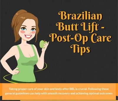 BBL Post-Operative Care Tips - Infographic